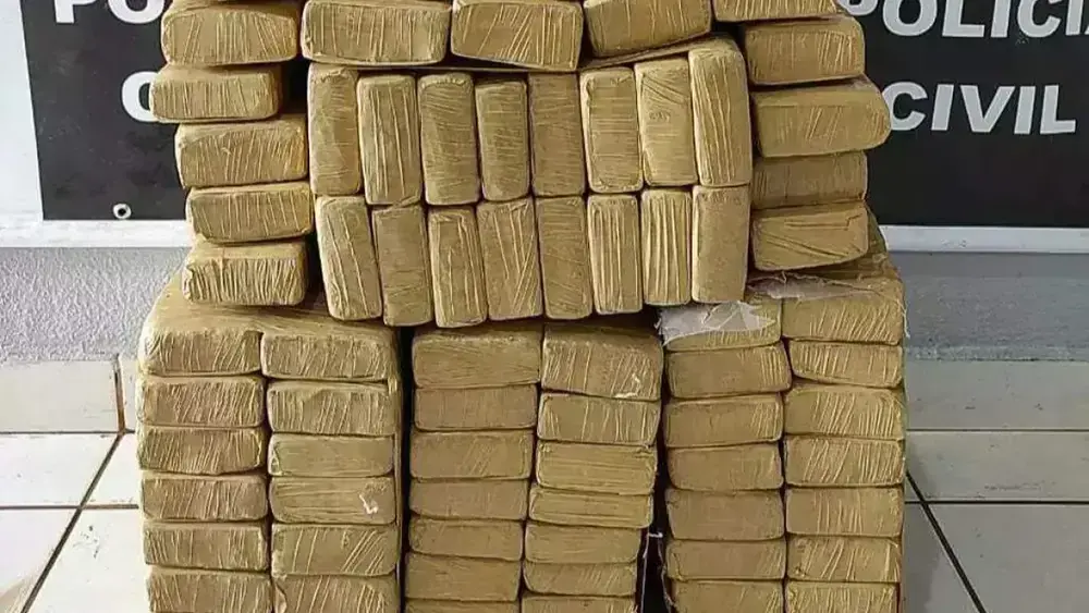 Jovem preso com 394 kg de maconha em MS-164