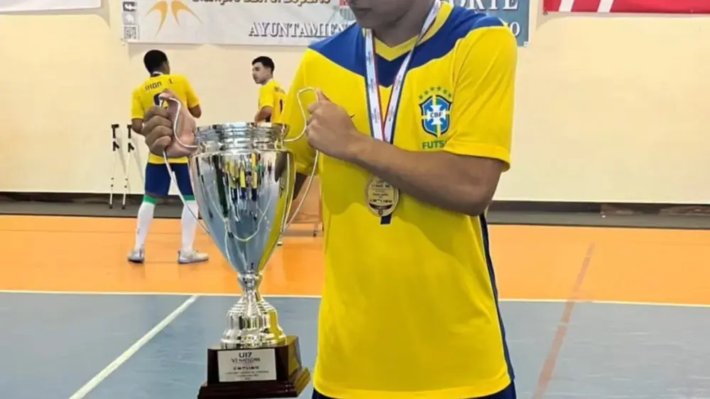 Sul-mato-grossense brilha em título mundial do Brasil no futsal sub-17